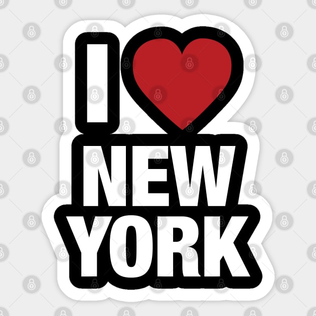 I Love New York for Men, Women Boys and Girls Sticker by clintoss